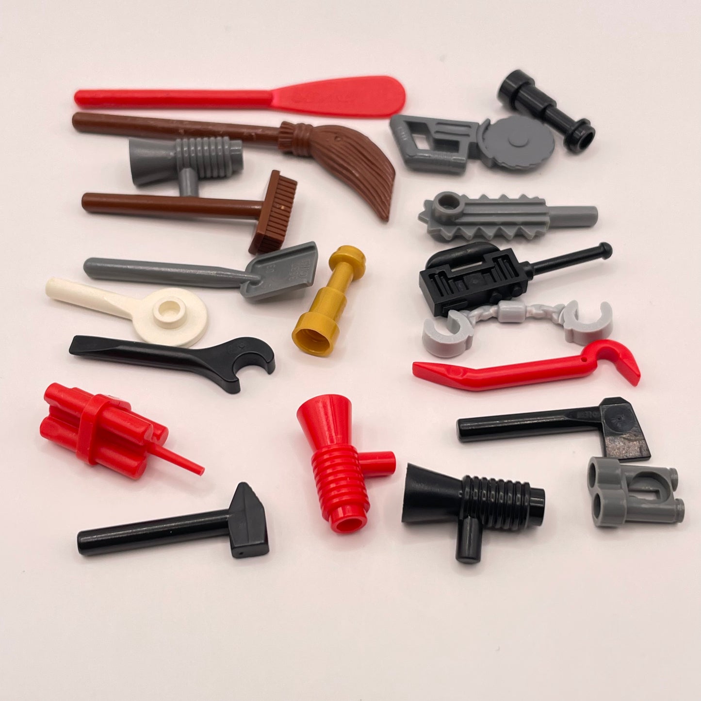 LEGO Mixed Tools, Minifigure Accessories, 20 Pieces