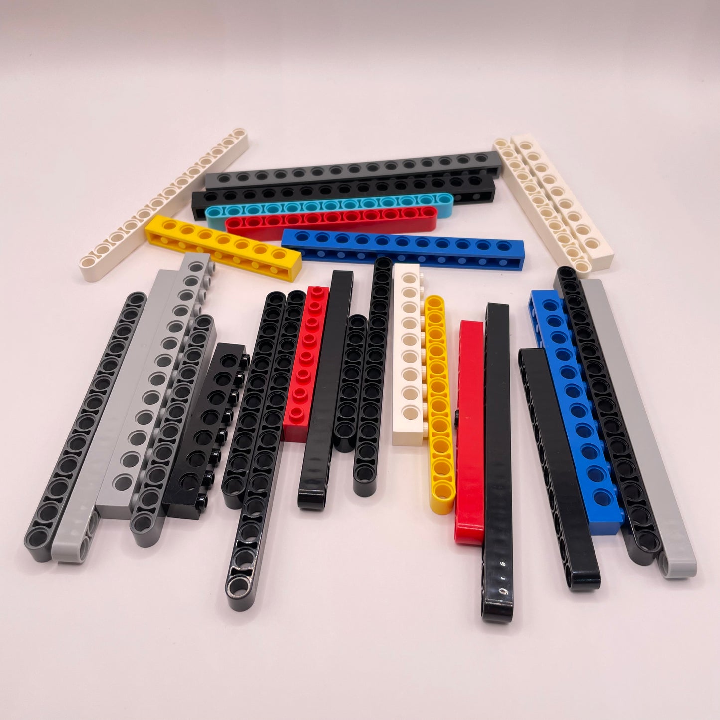 LEGO Long Lift Arms and Bricks, Technic, Mixed Colours, Approx. 100g