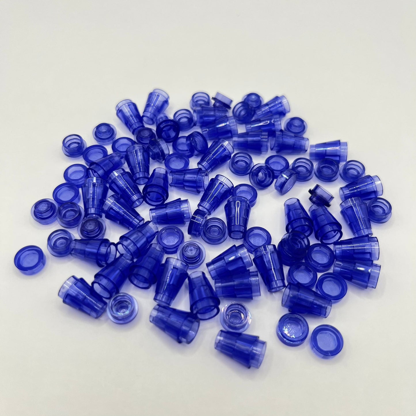 LEGO Transparent Purple, Mixed Pieces (100 Pieces)