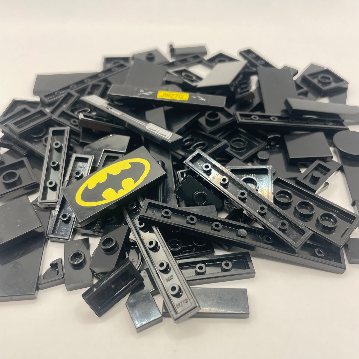 LEGO Black, Tiles, Approx. 40g