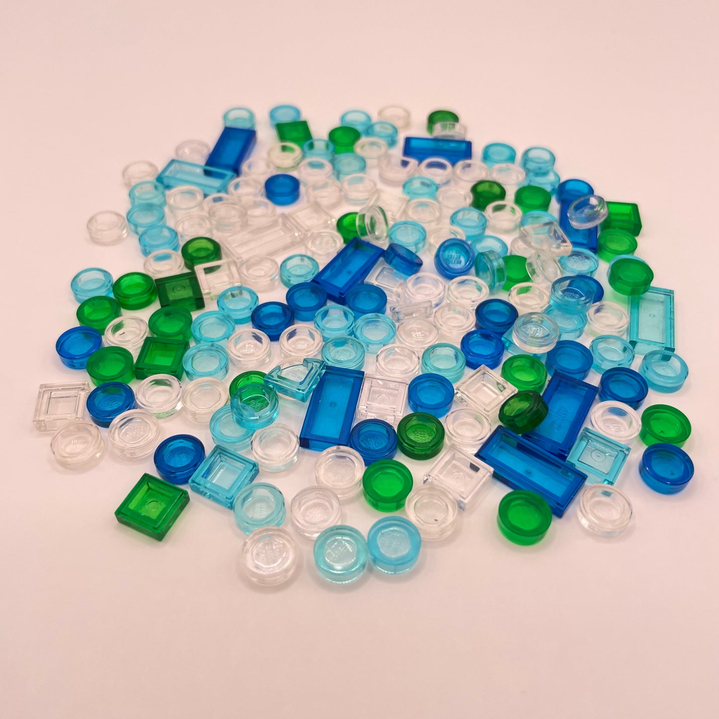LEGO Water, Transparent, Tiles, (150 Pieces)