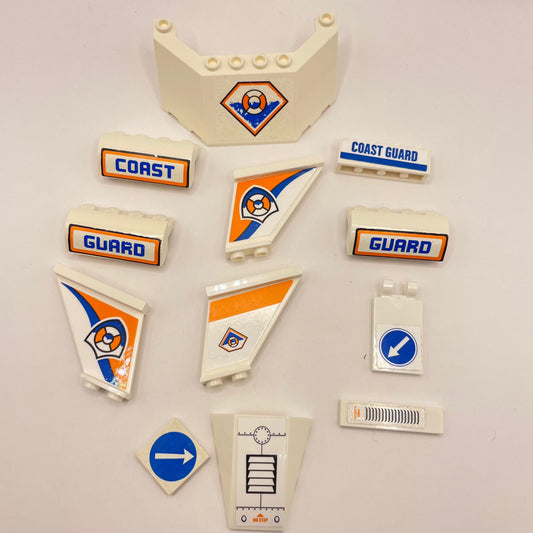 LEGO Prints and Stickers, Coast Guard, 12 Pieces