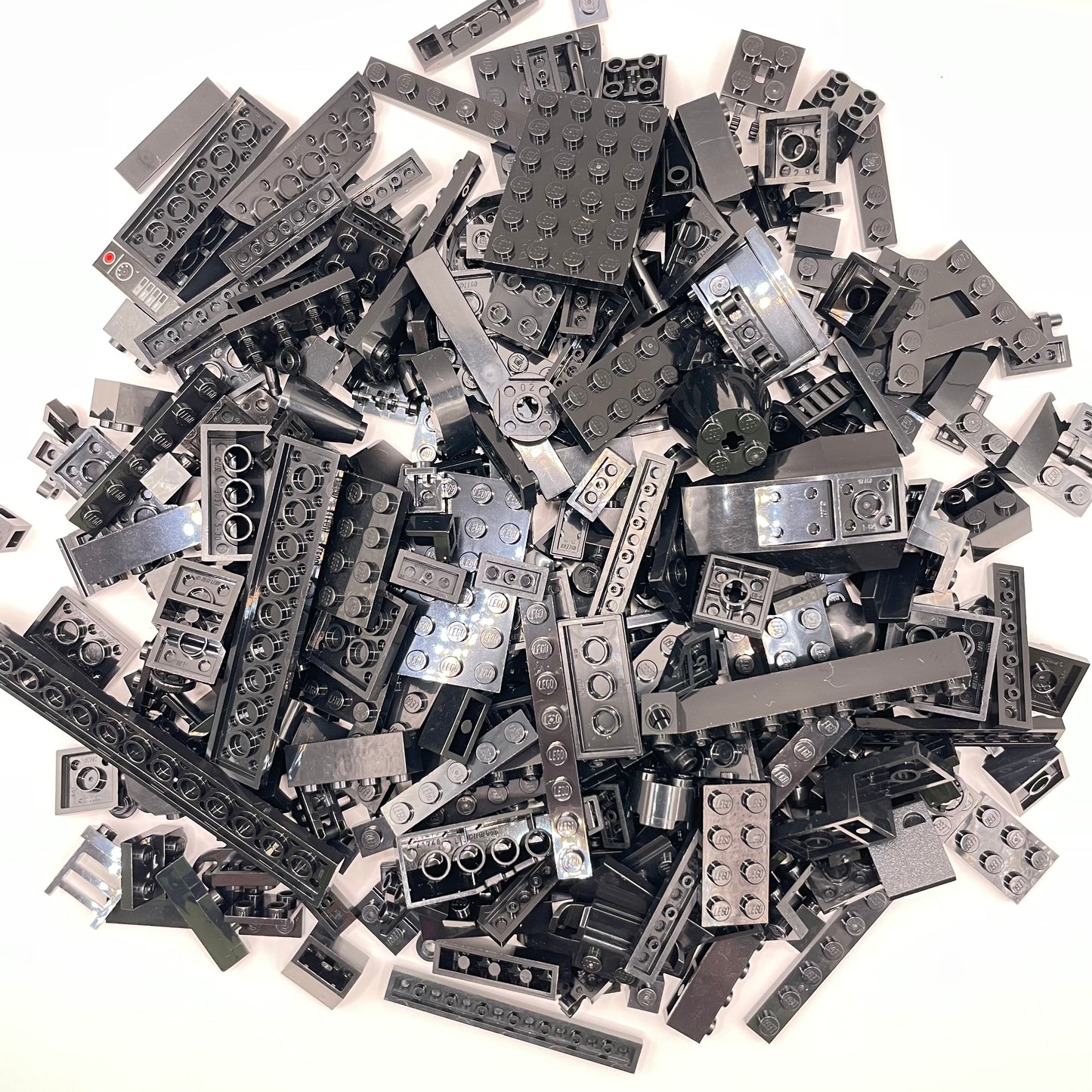 LEGO Mixed Pieces, Black, Approx. 250g