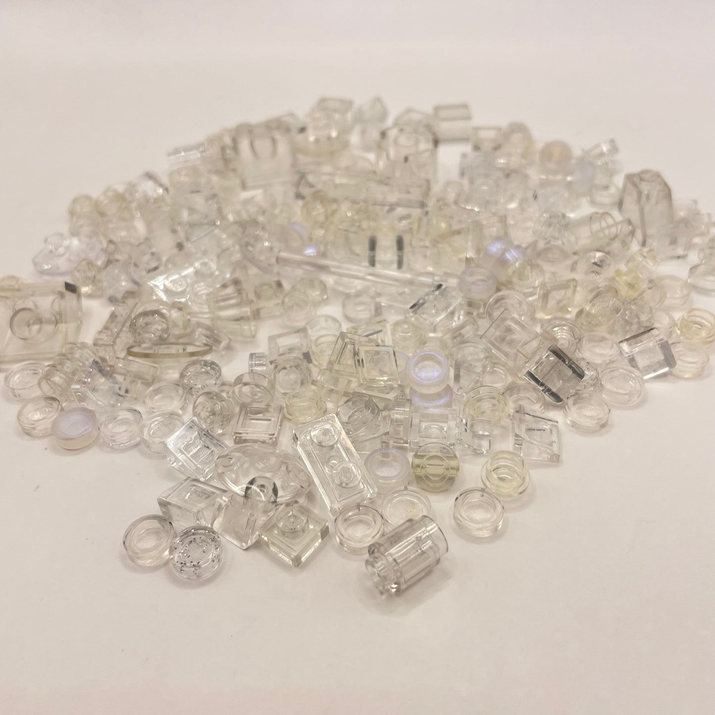 LEGO Transparent Clear, Mixed Pieces, Approx. 40g