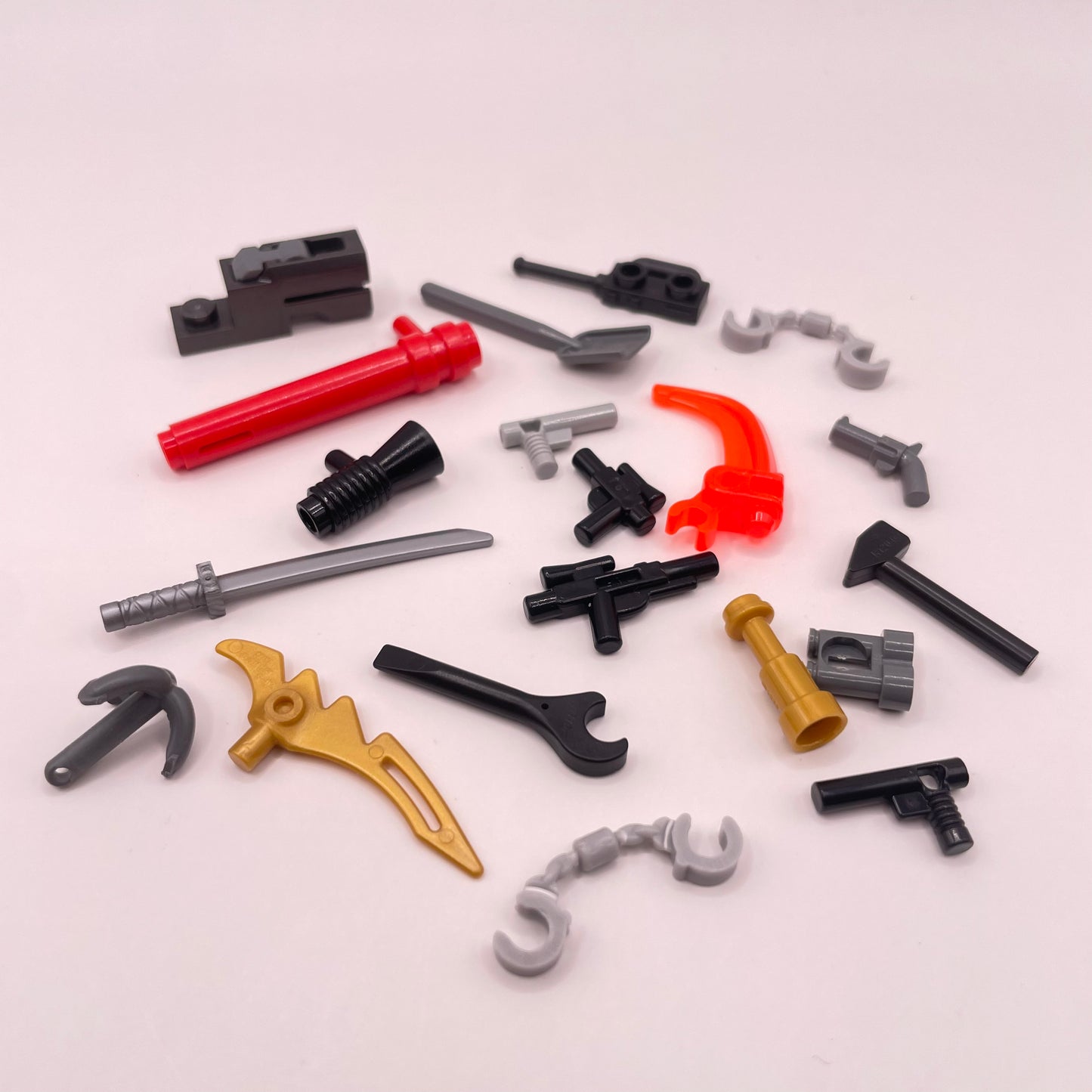 LEGO Tools and Weapons, Minifigure Accessories, 20 Pieces