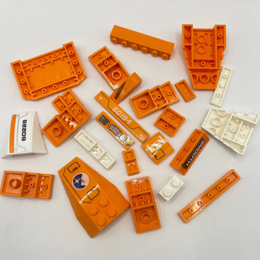 LEGO Prints and Stickers, Orange, Approx. 30g