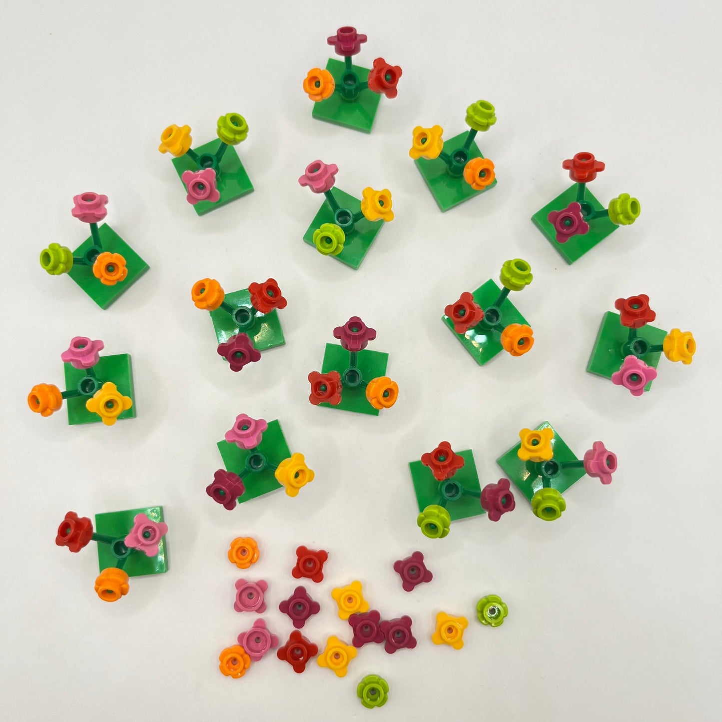 LEGO Flower Shrub, Mixed Colours, 90 Pieces, Plant