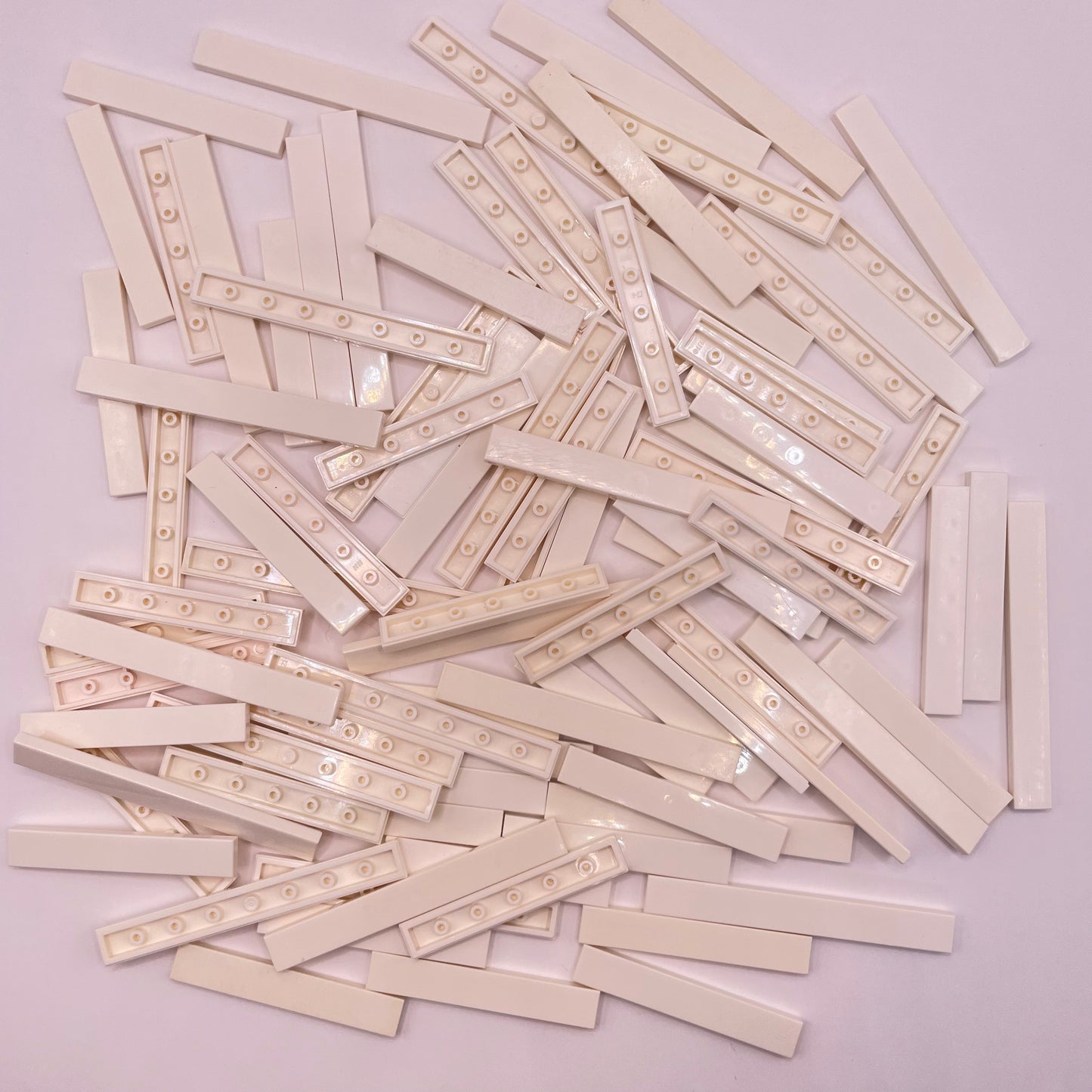 LEGO Tiles, 1x Wide, Long, White, Approx. 85g