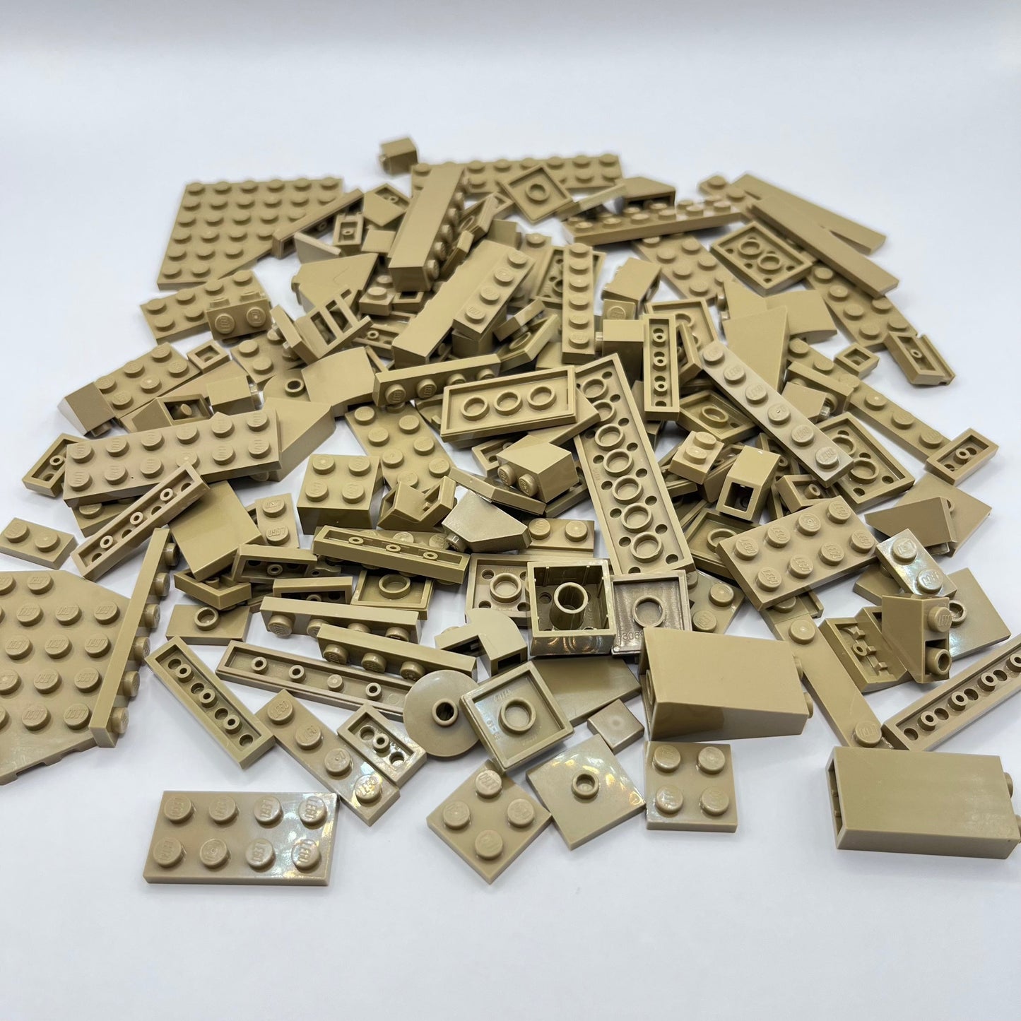 LEGO Dark Tan, Mixed Bricks, Approx. 110g