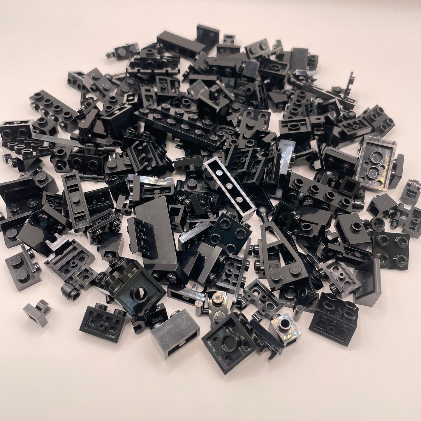 LEGO Black, Mixed SNOT Pieces Approx. 110g