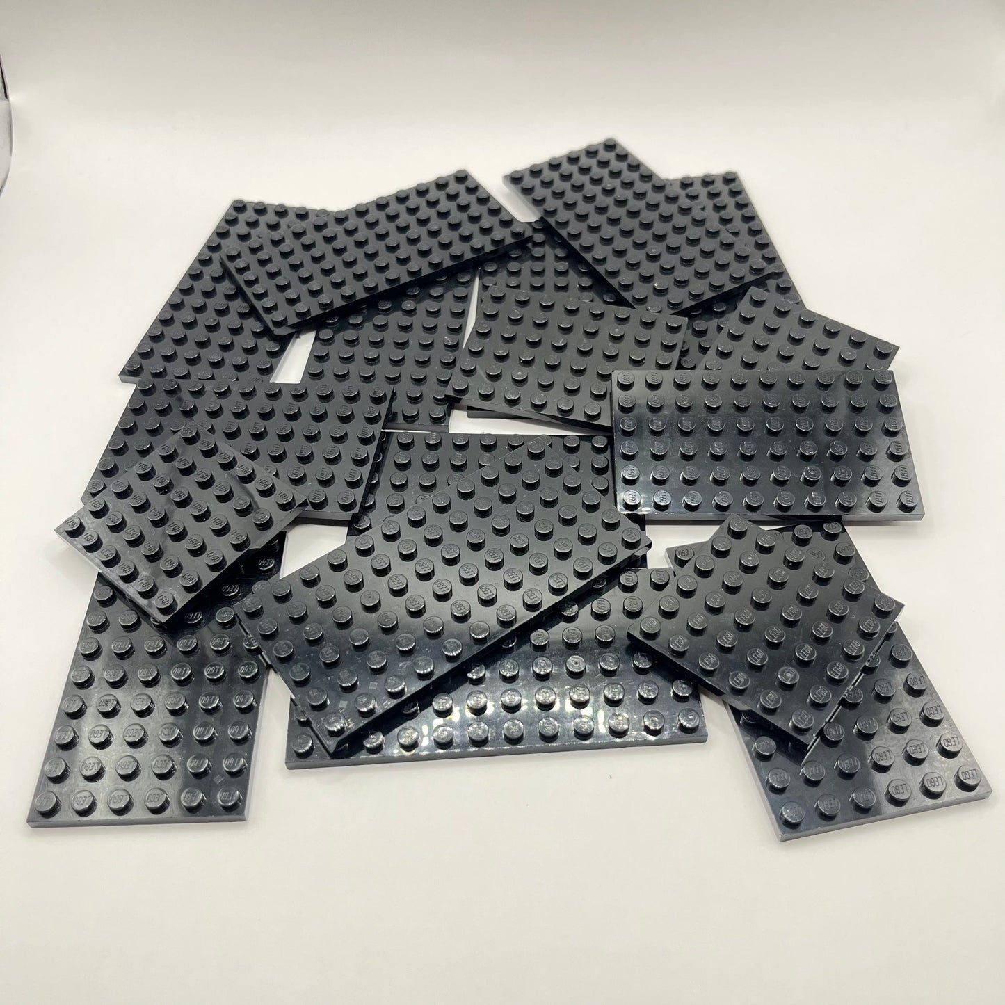 LEGO Black, Large Plates, Approx. 135g