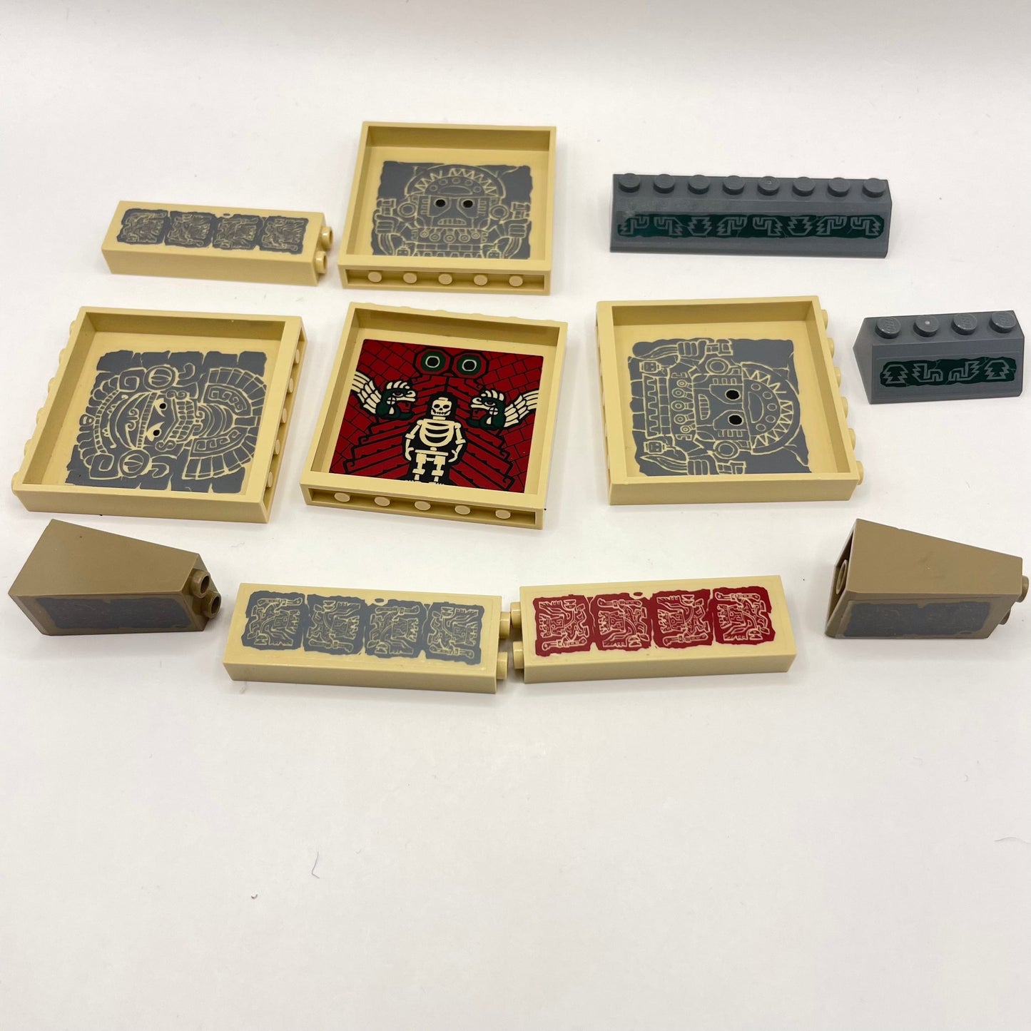 LEGO Prints and Stickers, Aztec Building Pieces, 21 Pieces