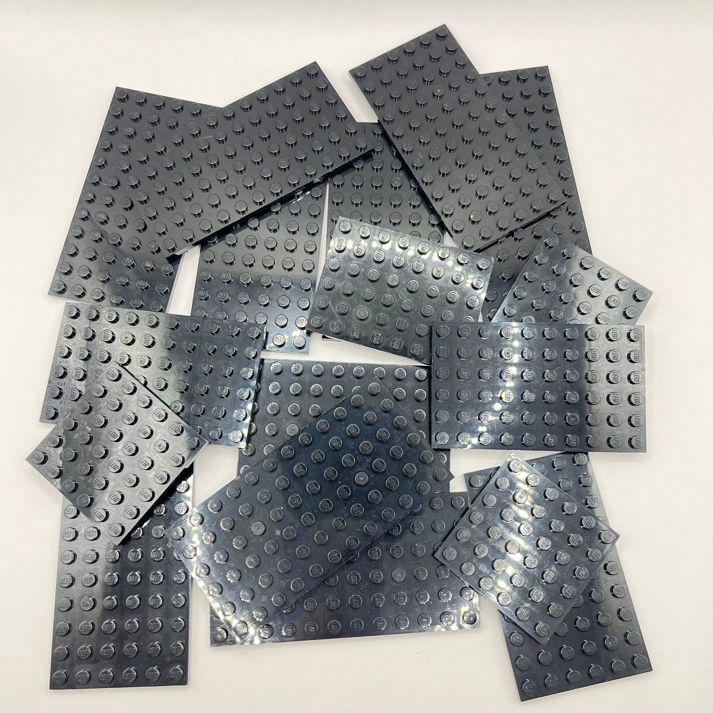 LEGO Black, Large Plates, Approx. 135g