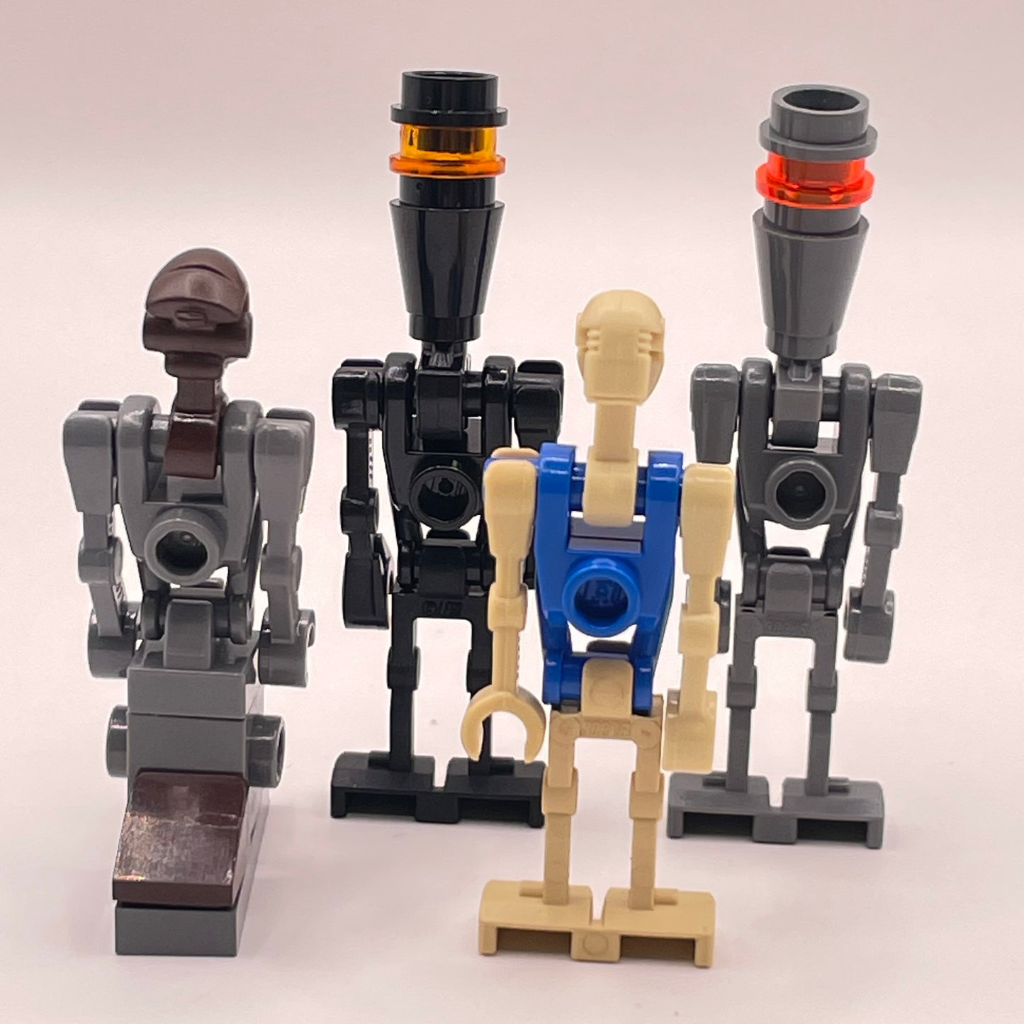 LEGO Mixed Battle Droids, Star Wars, Minifigure (4 Pack)