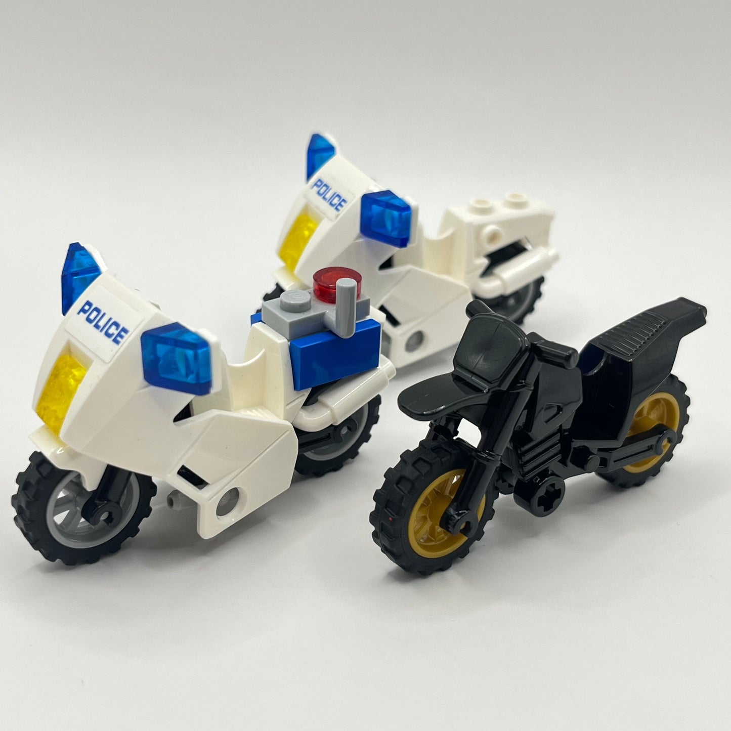 LEGO Dirt Bike, Police Motorcycles, 3 Pieces