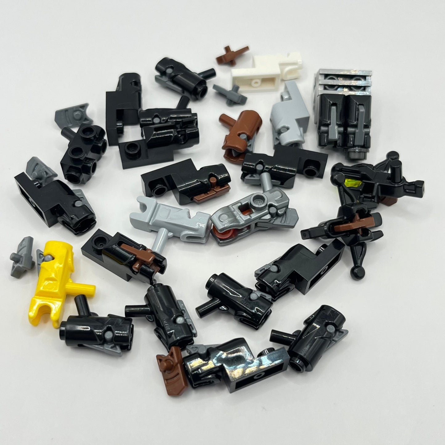 LEGO Shooting Weapons, Minifigure Accessories, 20 Pieces