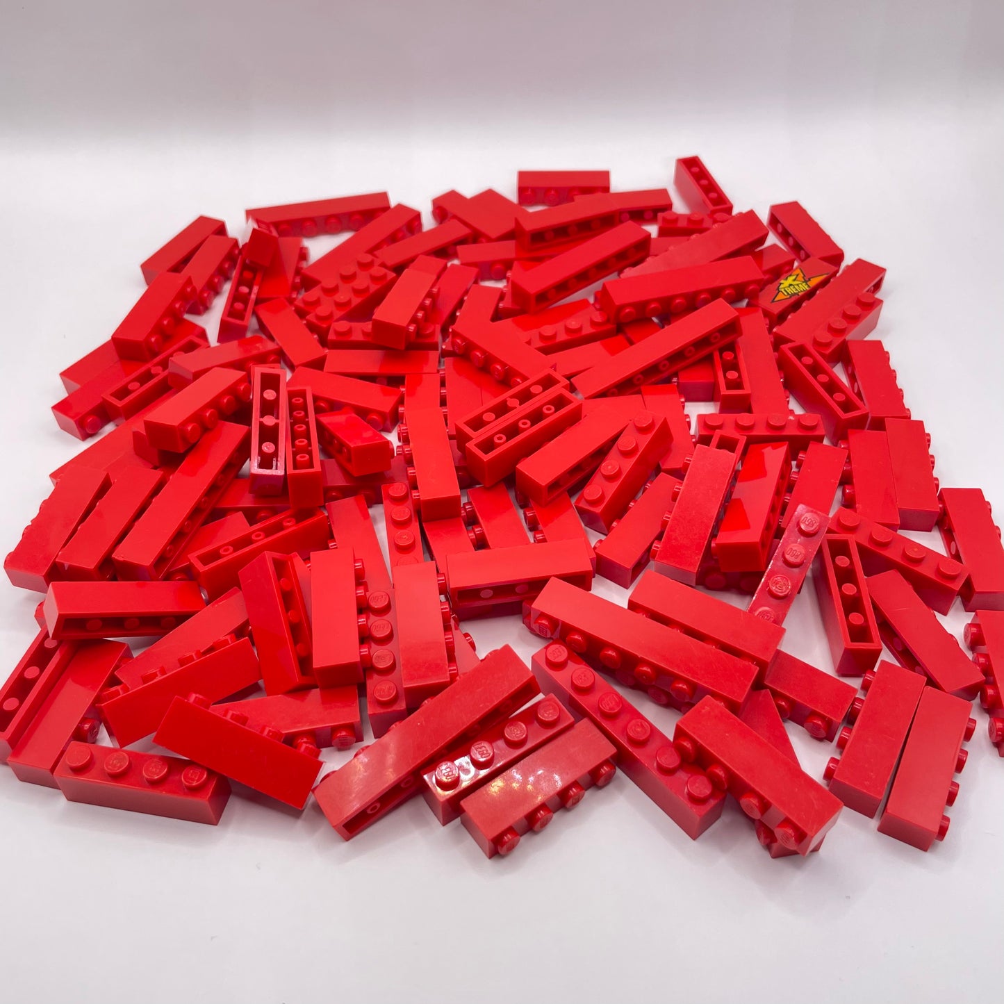 LEGO Medium Bricks, Red, Approx. 210g