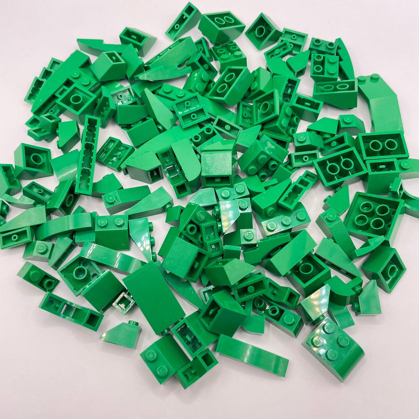 LEGO Slopes, Green, Approx. 125g