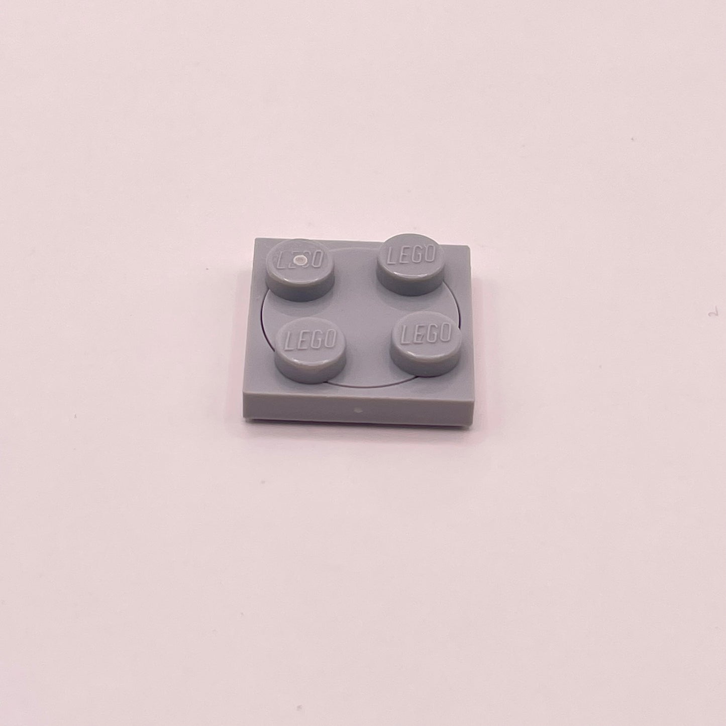 LEGO Light Bluish Grey on Light Bluish Grey, Turntable, 1 piece