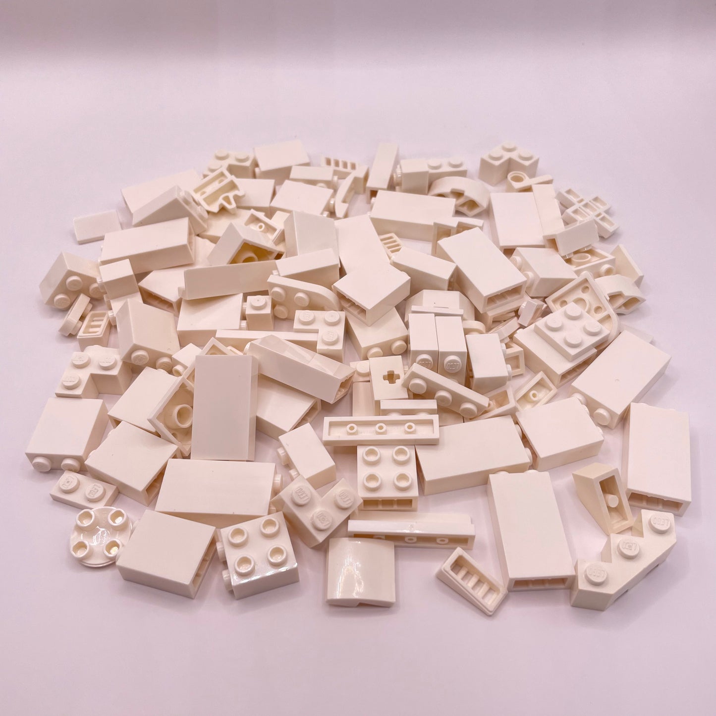 LEGO Mixed Bricks, White, Approx. 115g