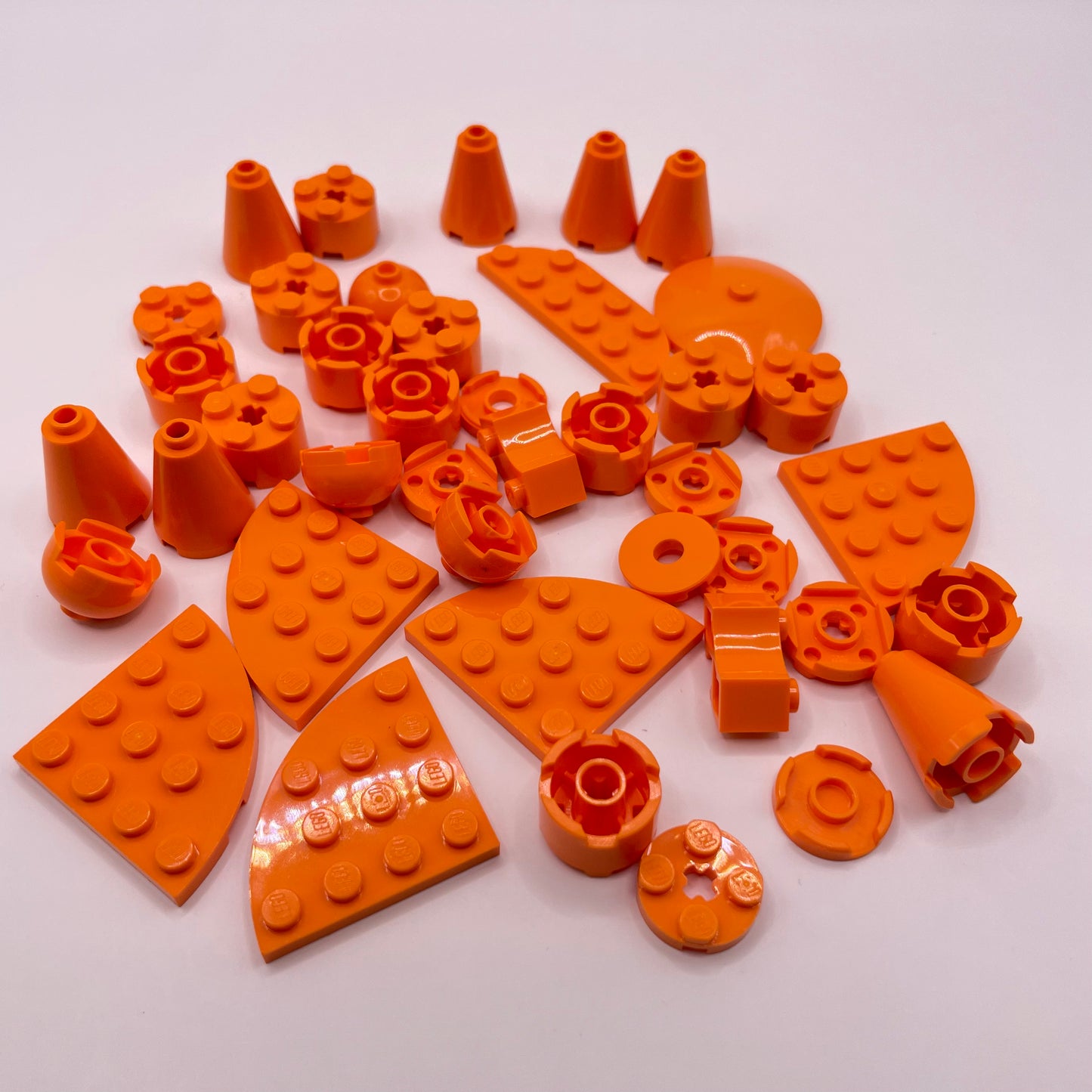LEGO Round, Orange, Approx. 40g