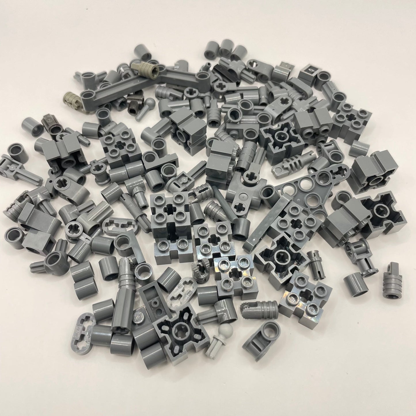 LEGO Small Mixed Technic, Dark Bluish Grey, Technic, Approx. 60g