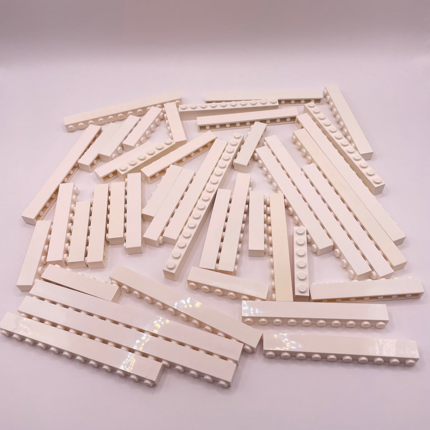 LEGO Brick, 1x Wide, White, Approx. 160g