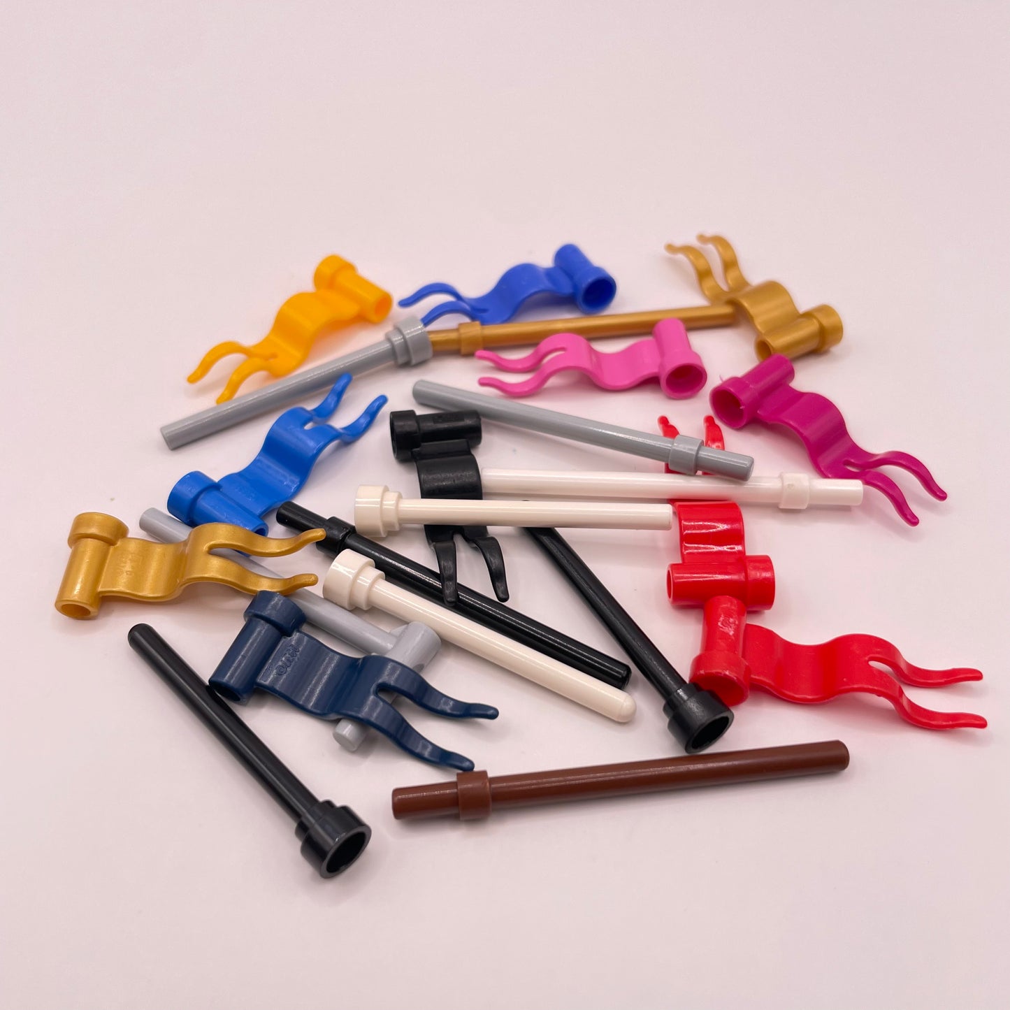 LEGO Castle Flags / Poles, 22 Pieces