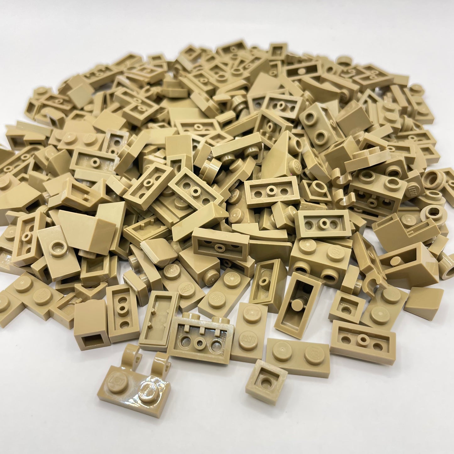 LEGO Greebling, Dark Tan, Approx. 100g