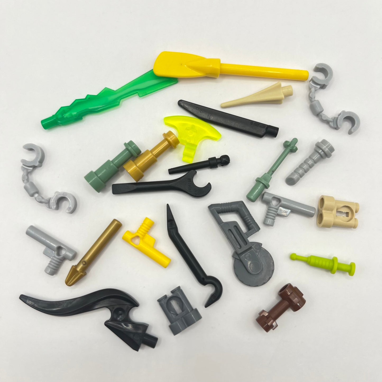 LEGO Tools and Weapons, Minifigure Accessories, 19 Pieces