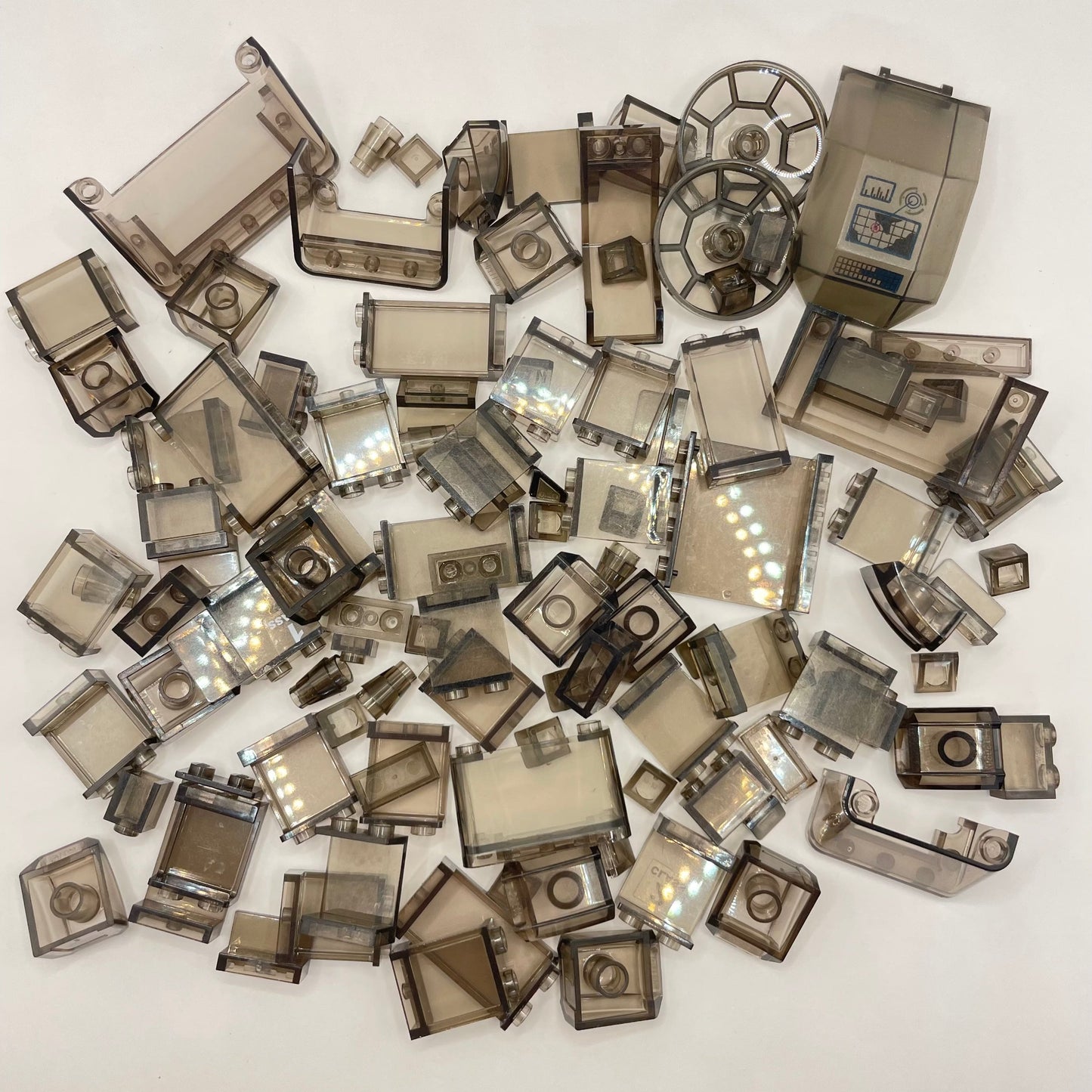 LEGO Mixed Trans-Brown, Mixed Pieces, Approx. 90g