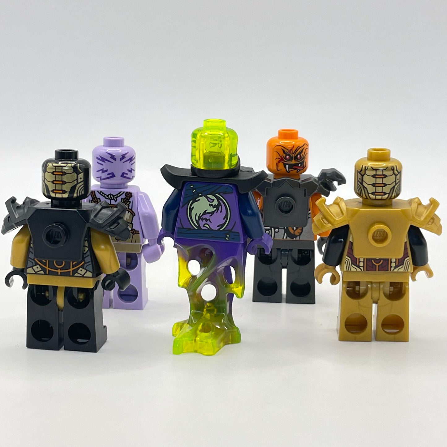 LEGO Play Pack, Ninjago, Minifigure, (Pack of 5) Incomplete, Some Marks