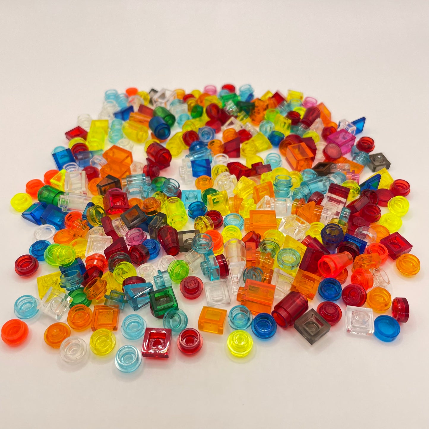 LEGO Greebling, 1x1, Transparent, Approx. 50g