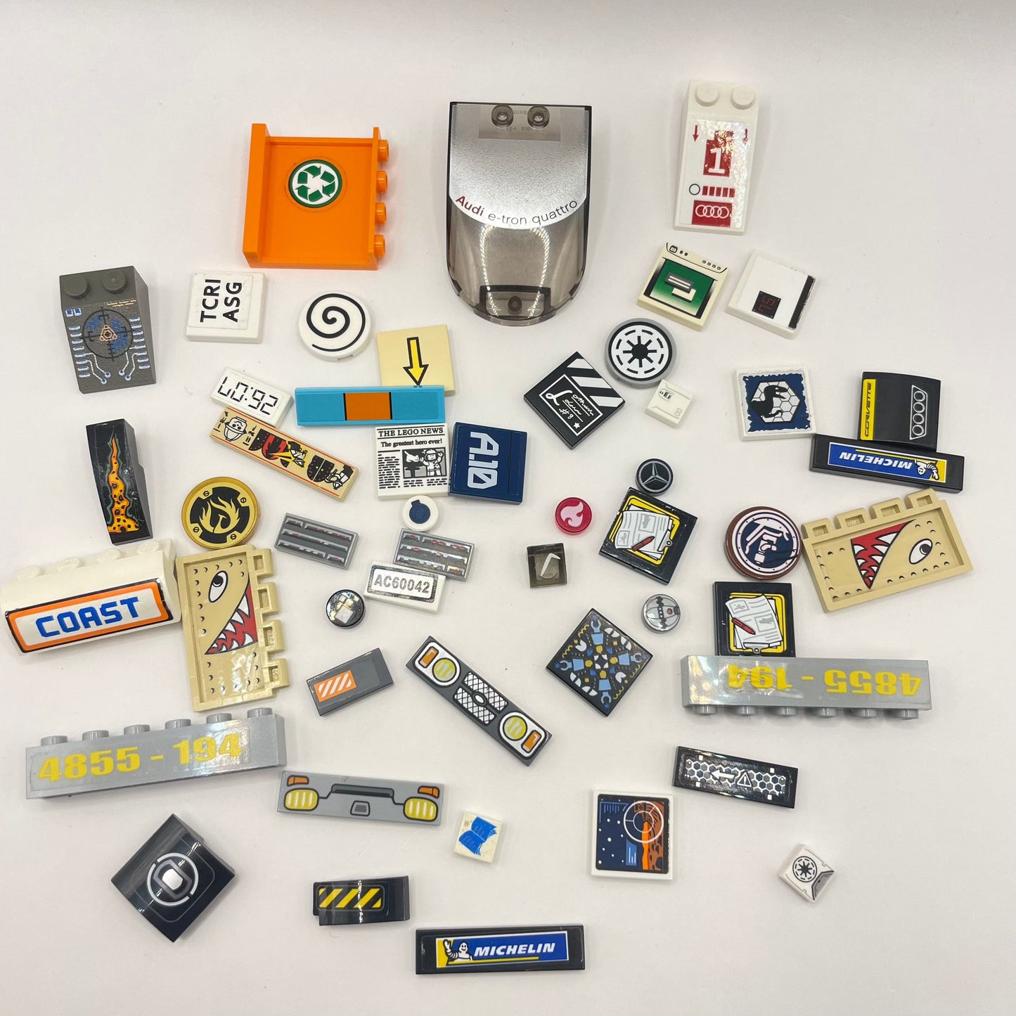 LEGO Prints and Stickers, Mixed Pieces, 35 Pieces