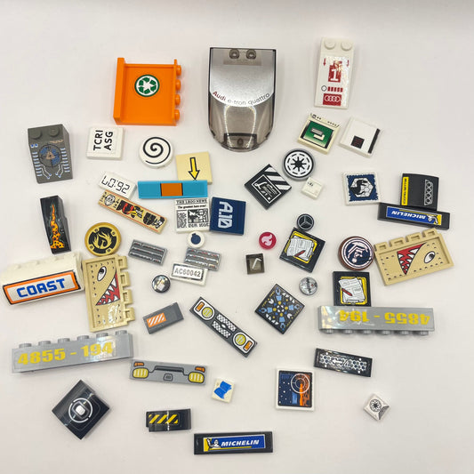 LEGO Prints and Stickers, Mixed Pieces, 35 Pieces