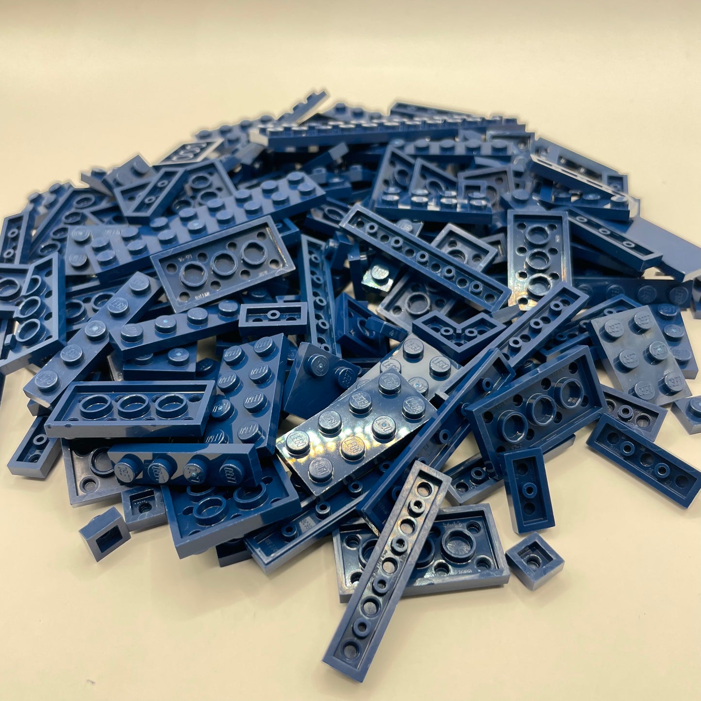 LEGO Plates, Dark Blue, Approx. 120g