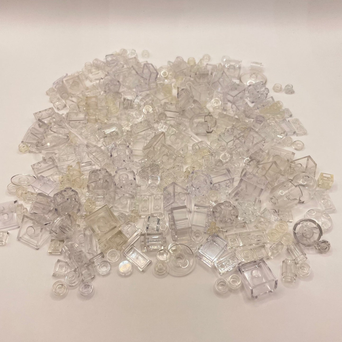 LEGO Mixed Trans Clear, Mixed Pieces, Approx. 130g