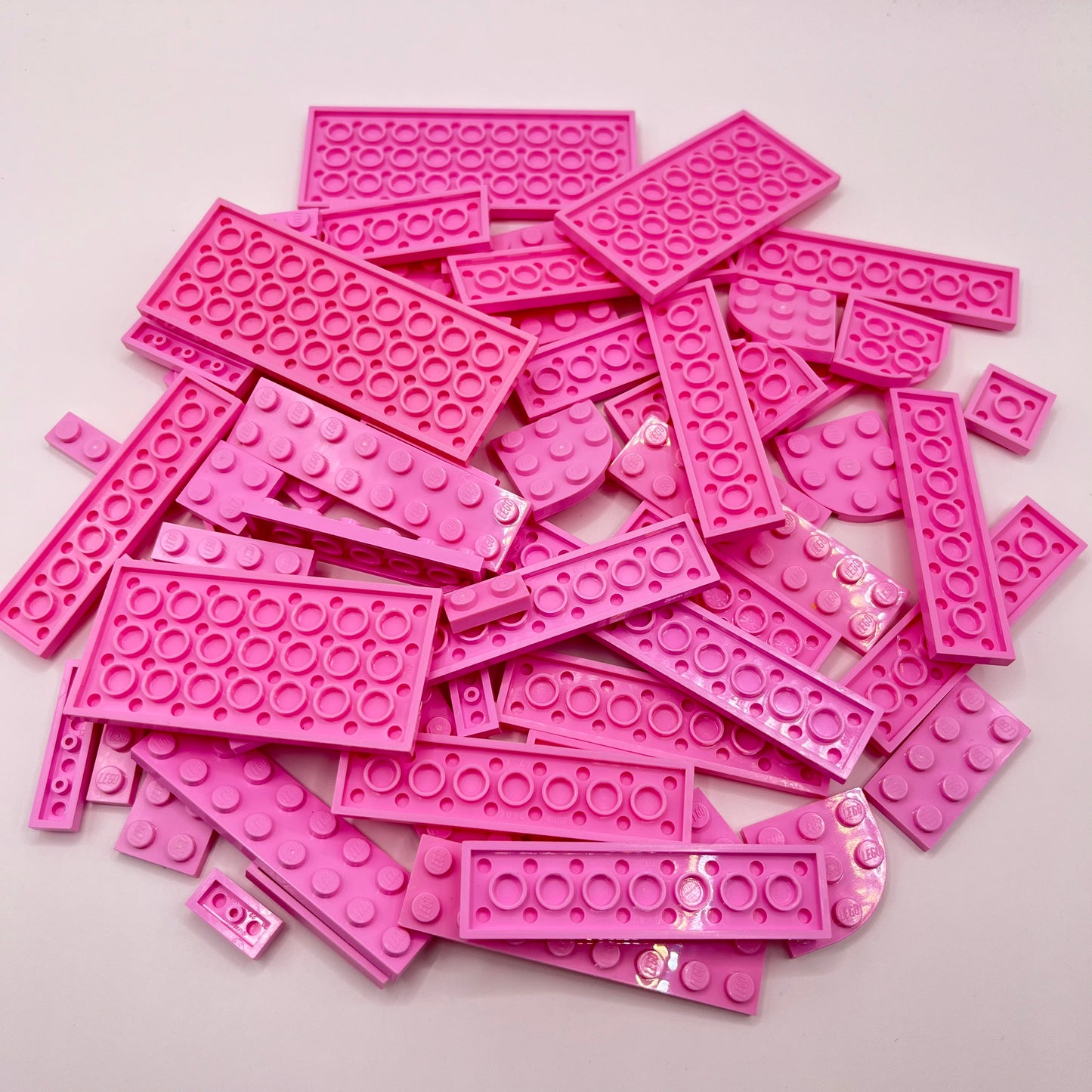 LEGO Bright Pink, Plates, Approx. 100g