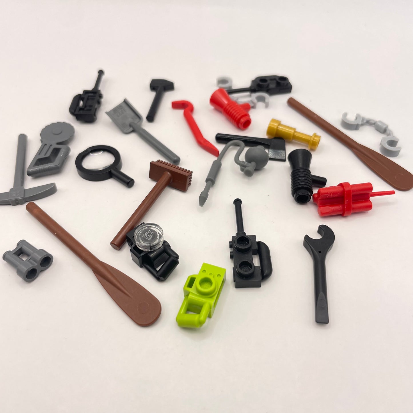 LEGO Mixed Tools, Minifigure Accessories, 25 Pieces