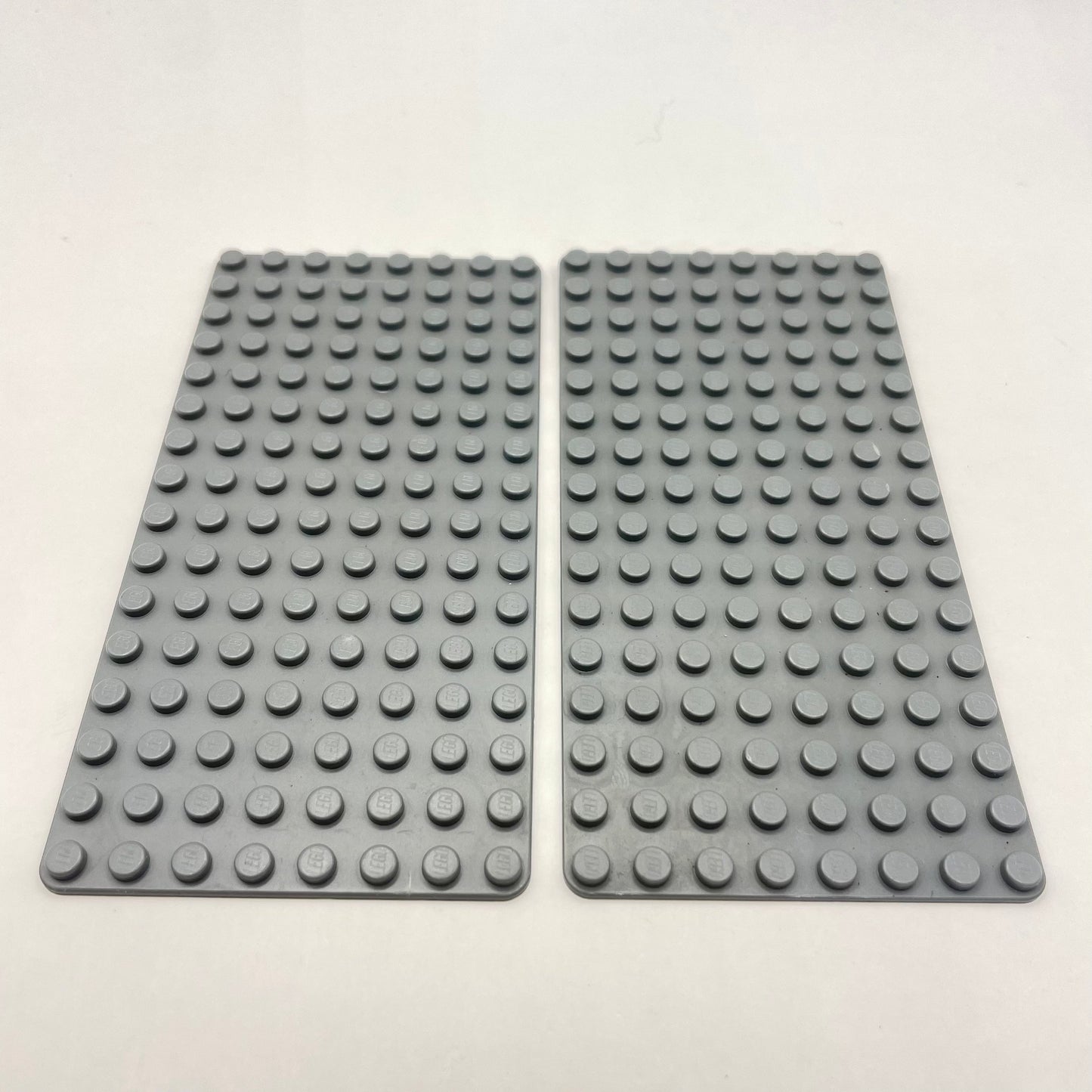LEGO Baseplate, Dark Bluish Grey, 8x16, 3865 (2 pieces) Playwear