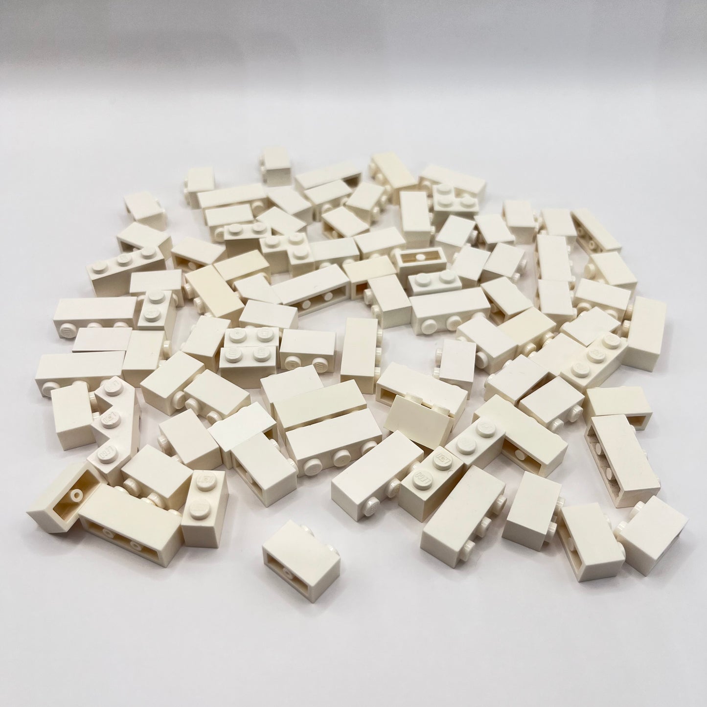 LEGO Small, Bricks, White, Approx. 80g