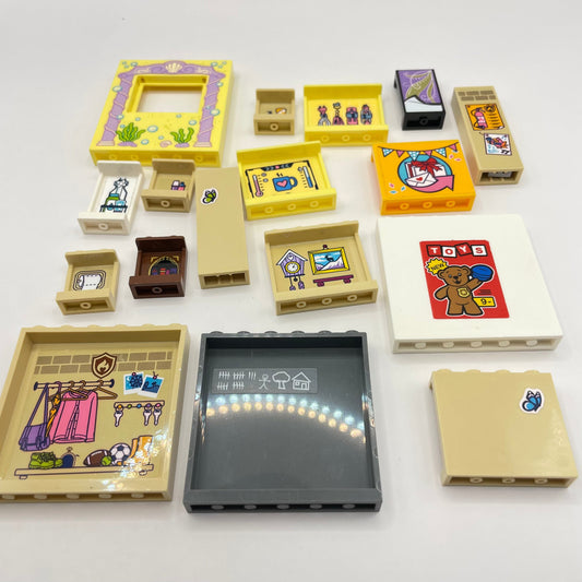 LEGO Prints and Stickers, Building, Friends, 16 Pieces