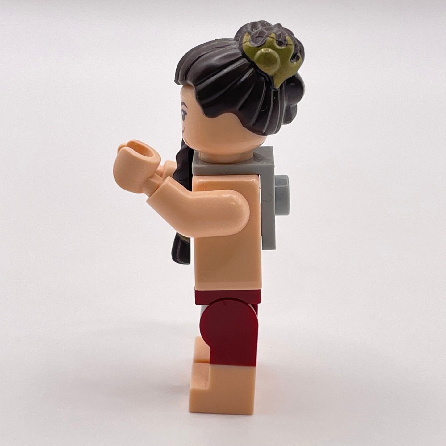 LEGO Princess Leia, Dark Brown Braid, Star Wars, Minifigure (sw1389)