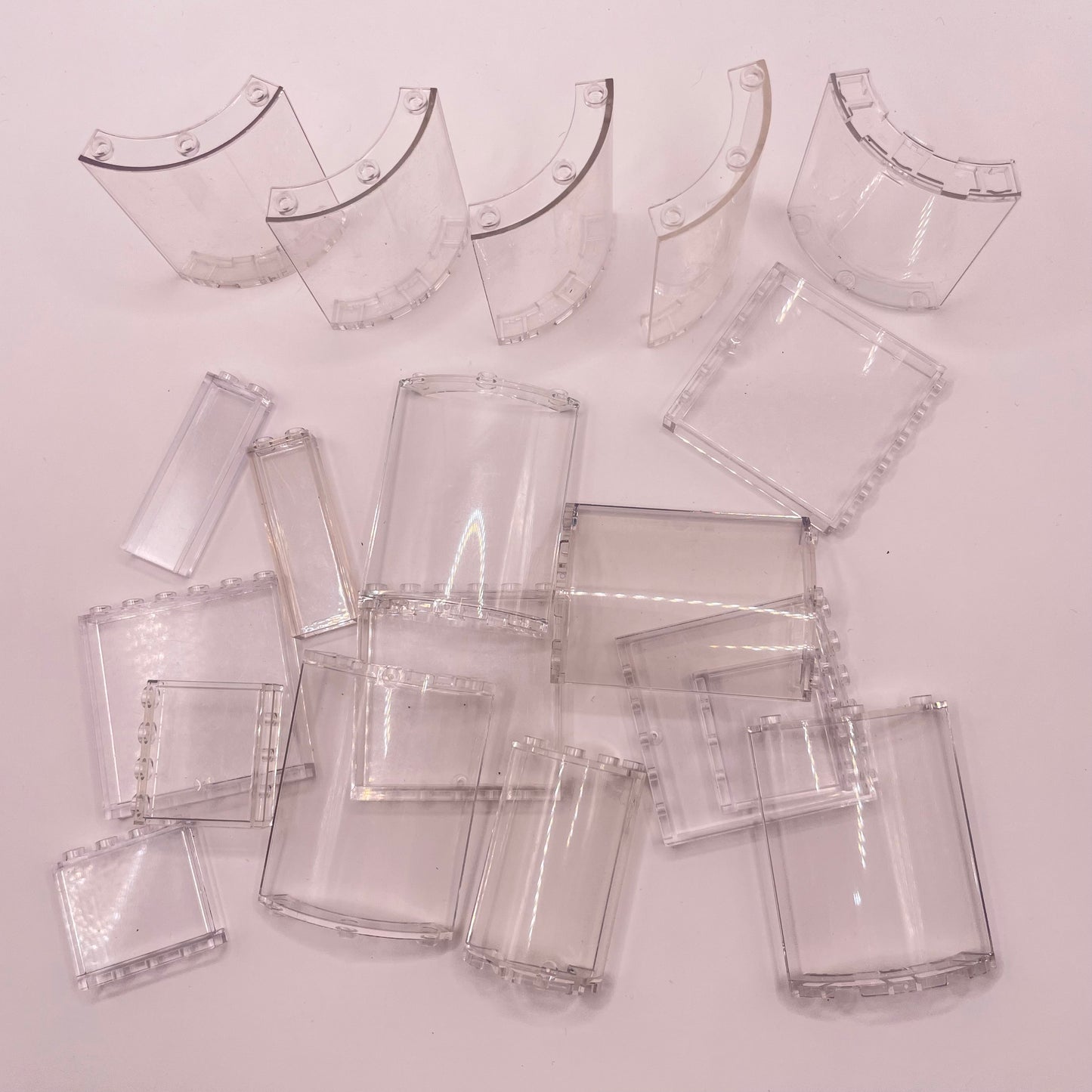 LEGO Tall Building, Transparent Clear, Building, Approx. 100g