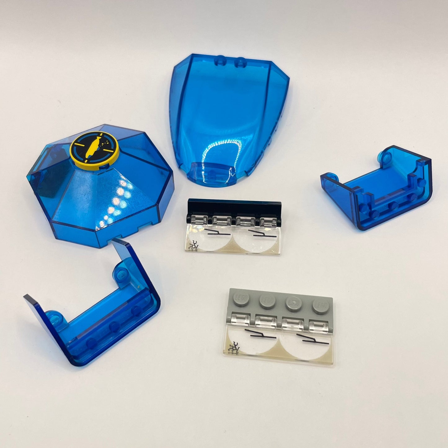 LEGO Transparent, Interesting Windscreens, Vehicles (6 Pieces)