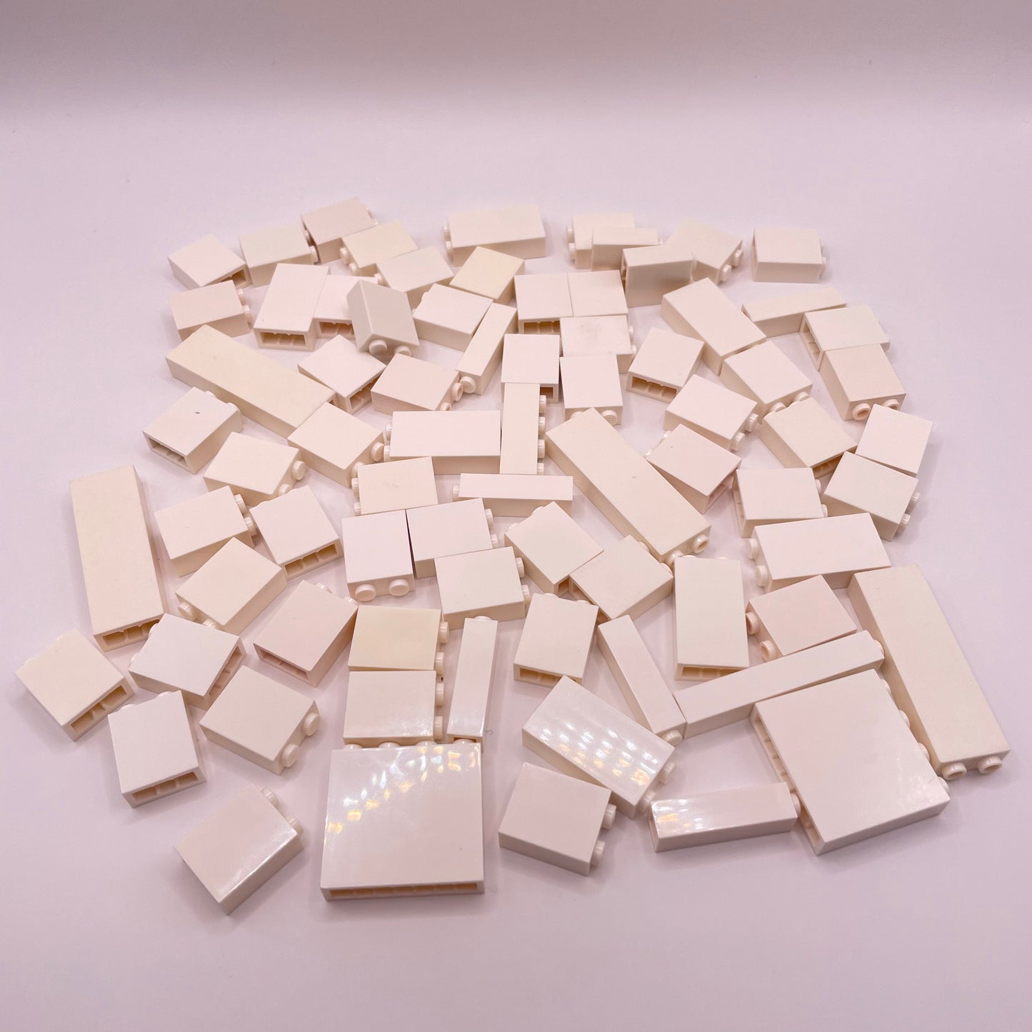 LEGO Brick, 1x Wide, Tall, White, Approx. 130g