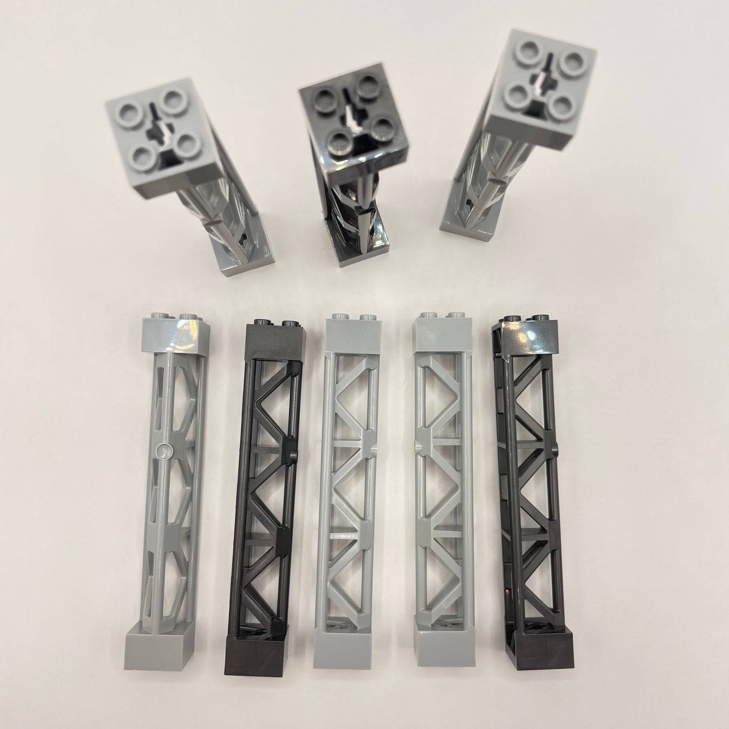 LEGO Support Girder, Mixed Grey, Building, 8 Pieces