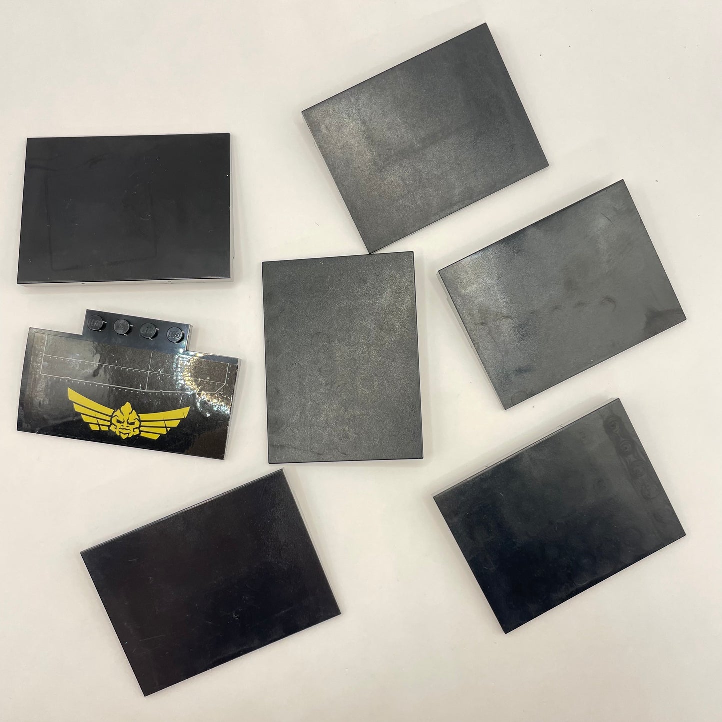 LEGO Ramps, Black, 7 Pieces