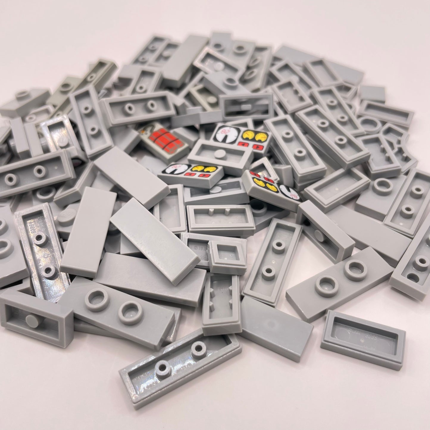 LEGO Tiles, Small, Light Bluish Grey, Approx. 35g