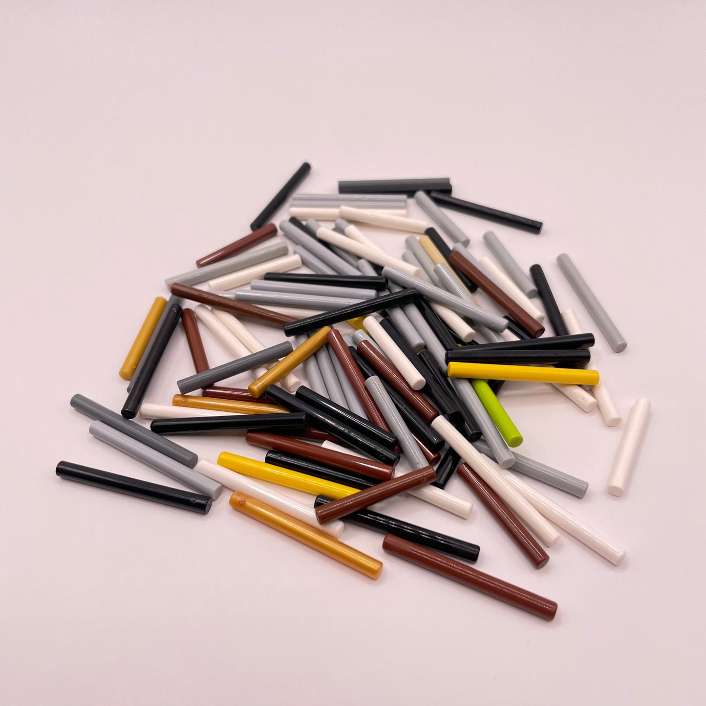 LEGO Mixed 3L / 4L Bars / Poles, 100 Pieces
